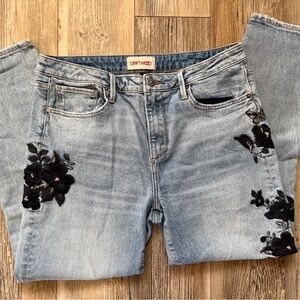 Driftwood Giselle Navy Floral Embroidery